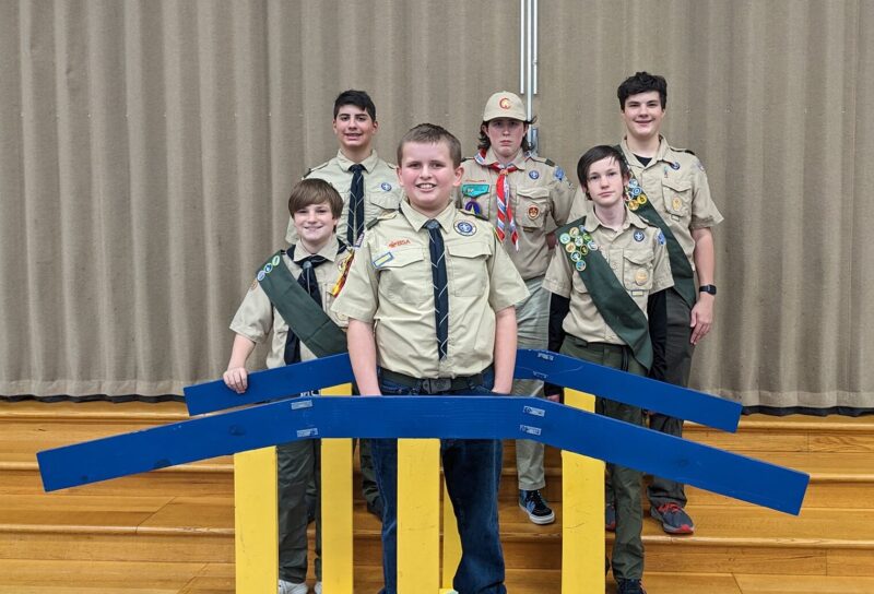 crossing over from cub scouts to troop 105 noblesville